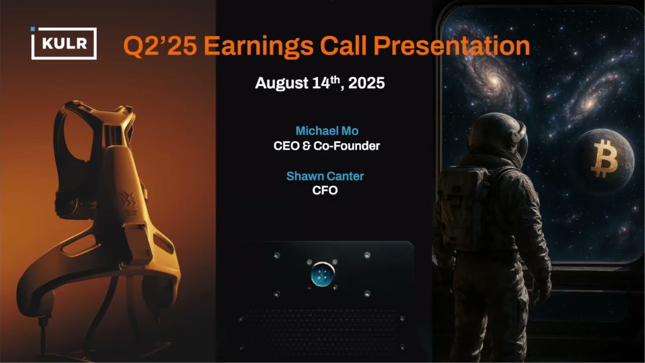 KULR Q2, 2025 Earnings Call - August 14th, 2025