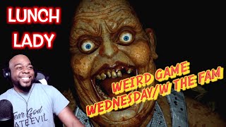 LUNCH LADY GOT CAKES..GET IT? | LUNCH LADY GAMEPLAY W/ITSREAL85 AND LOUCEEPOO | WEIRD GAME WEDNESAY