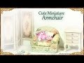 Cute Miniature Doll Armchair - Easy Cardboard & Fabric Tutorial