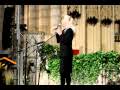 Judy Collins sings Amazing Grace at the Mary Travers Memorial service in NYC on 11/9/9.
