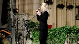 Judy Collins sings Amazing Grace at the Mary Travers Memorial service in NYC on 11/9/9.
