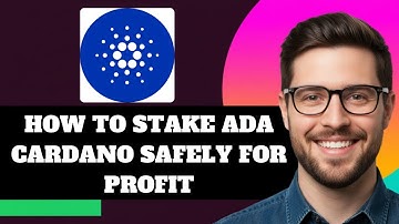 NEW! How to Stake ADA Cardano Safely for Profit in 2025!