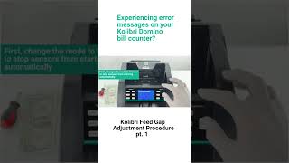Kolibri Domino Feed Gap Fix – Stop Counting Errors ! Part 1| Kolibri USA