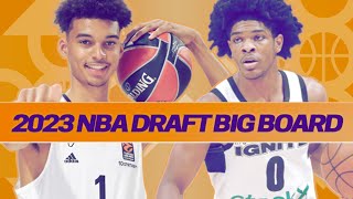 2023 NBA DRAFT BIG BOARD | VICTOR WEMBANYAMA and SCOOT HENDERSON LEAD THE WAY... | Floor and Ceiling