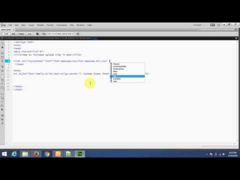 how to use icon in html/php (Font Awesome Tutorial) - English