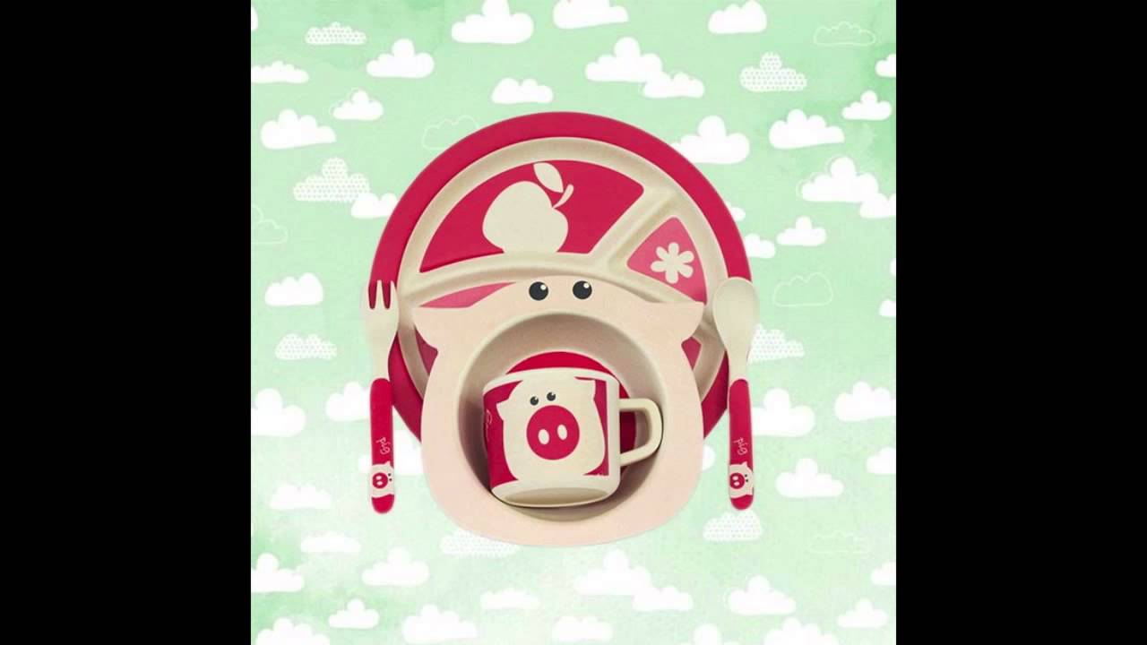 Earth Dezign Bamboo Fibre Dinner Set