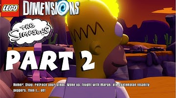 Lego Dimensions - The Simpsons Level Pack Walkthrough - Part 2