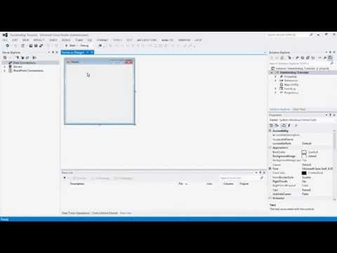 How to Create & add Database in Windows Forms Application