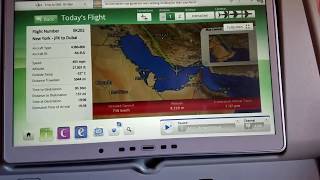 Emirates EK 202 In-flight