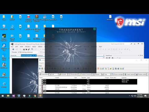VB.NET 03 -Transparent Broken Glass effect