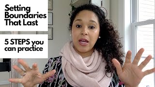 5 Steps for Setting Boundaries That Last - an Alexander Technique Perspective