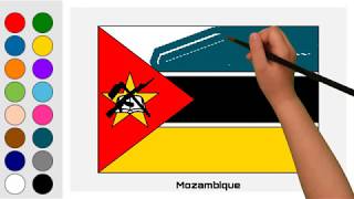 Flag of Mozambique - Africa