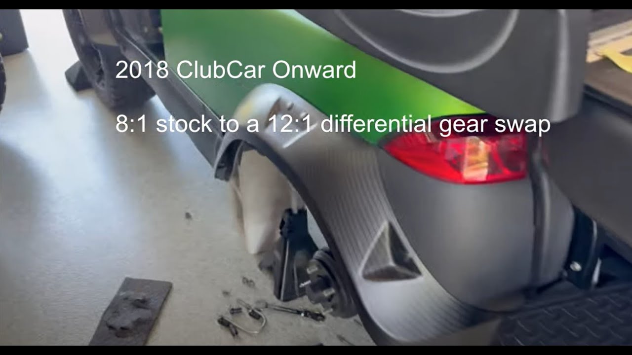 ClubCar Gas Onward or Precedent High Speed Differential Gear Change