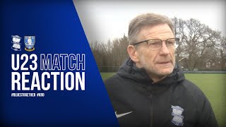 Spooner - I can't fault the players | Blues U23s 5-1 Sheffield Wednesday U23s