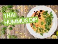 Thai Peanut Sauce Hummus Dip