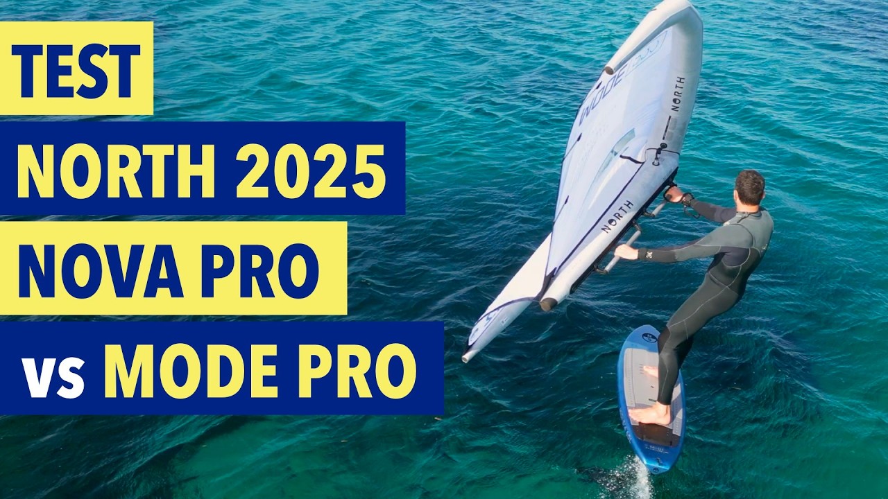 Test Wingfoil: J'ai testé et comparé les wings North Nova Pro et Mode Pro 2025
