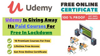 Free Udemy Premium Courses With Free Certificate #UdemyCoupon #TheEngineerGuy