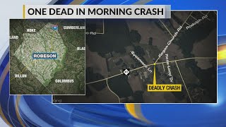 1 person dead after crash in Robeson County, NCHP says