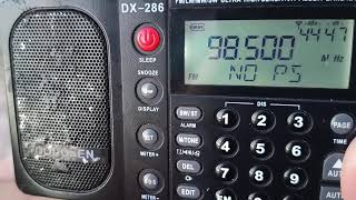 FM radio bandscan Cancun Mexico