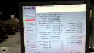 Ekra X4 Printer Semi-Auto Print Mode Demonstration