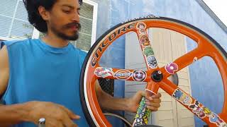 Orange Encore Carbon track wheel features and short review similar to the Aerospoke