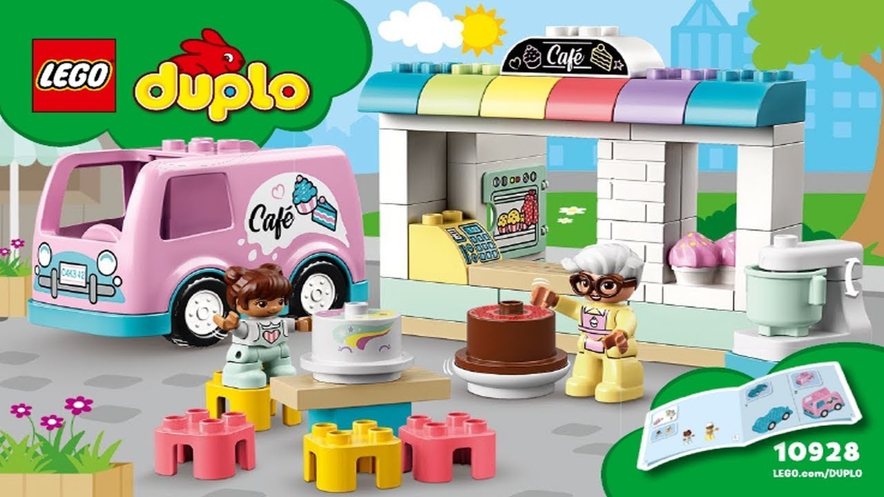 LEGO instructions DUPLO Town - 10928 - Bakery YouTube