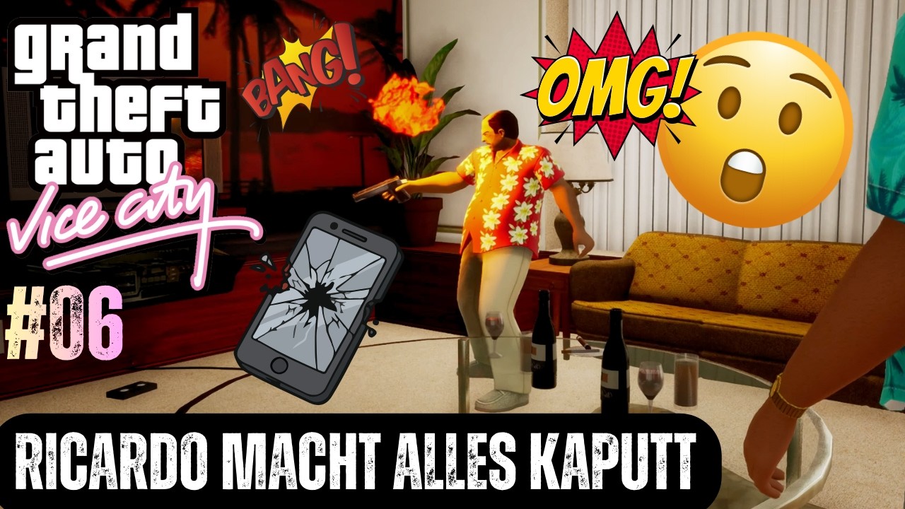 Lets Play GTA Vice City #06/ !! RICARDO !! macht alles kaputt.