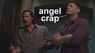 winchesters dealing with angel crap for 5 minutes straight