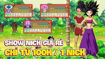 Ngọc Rồng Online - Xả Lô Nick Học Sinh, Sinh Viên Cho Anh Em Chơi Noel