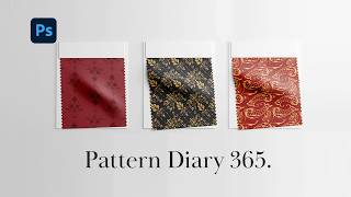 Pattern Diary 365 How to Design a Vintage Medieval Floral Pattern in Photoshop Step-by-Step