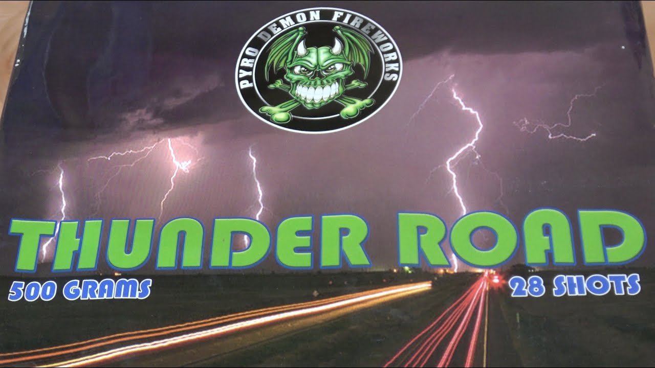 Пиротехнический порошок Thunder Road 28 shot 500g от Pyro Demon