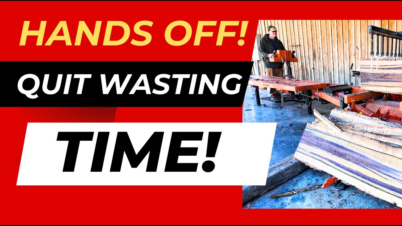 Pro Secret!  You've Never Seen This Way to Sawmill A Log!