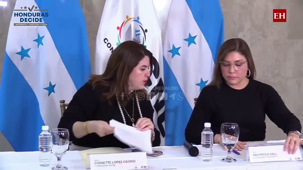 Ataques y amenazas a consejeras del CNE tensan cierre de elecciones 2025 en Honduras