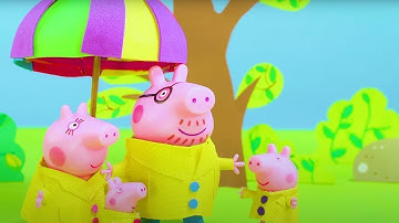 Peppa Pig Official Channel | The Muddiest Day Ever! | Play-Doh Show Stop Motion