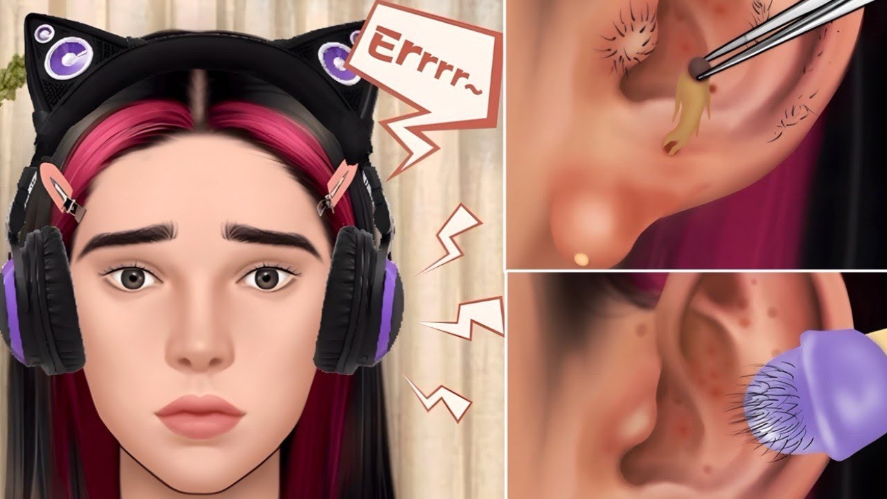 ASMR Ear Care Waxing, Noise Reduction, and Pimple Popping for