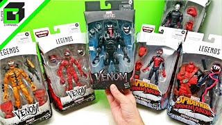 VENOM (Marvel Legends) VENOMPOOL Build-a-Figure (Complete Set) UNBOXING and REVIEW!