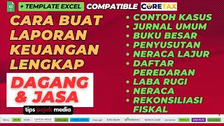 PANDUAN Buat Laporan Keuangan Perusahaan Dagang & Jasa - Dari Jurnal Umum sampai Rekonsiliasi Fiskal