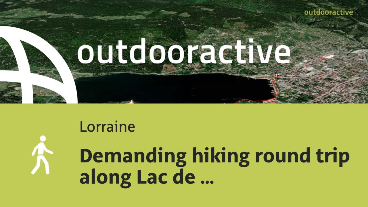 Flyover video: Demanding hiking round trip along Lac de Gérardmer on June 4, 2025