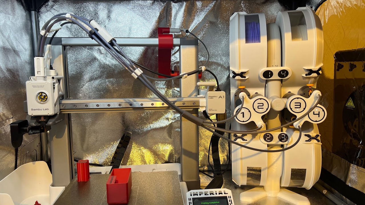 Bambu Lab A1 AMS Lite Enclosure | Easy 3D Printed Upgrade. 