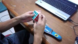 Rubik's cube OH 3*3 avg of 5 14.80 with ZBF2L COLL XDDDD 魔術方塊 單手