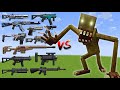 TaCZ Weapons vs Cave Dweller in Minecraft