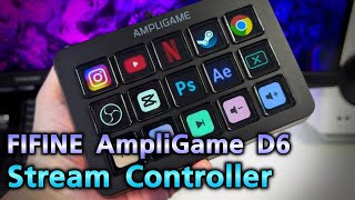 รีวิว Fifine Ampligame D6 วิธีใช้งาน Controller deck สำหรับทำงานและสตรีมเกม