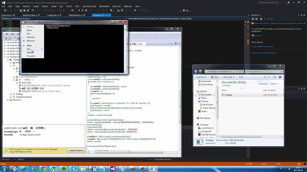 Confuser 1.9 Anti-tamper tool