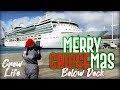 Crew celebrating christmas at sea  working on board a cruise ship  crew life  royal caribbean