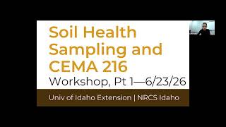 Soil Health Sampling and CEMA 216 Workshop