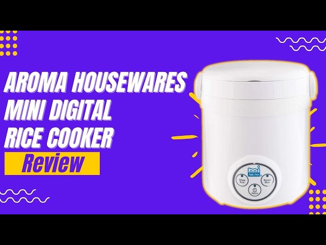 Aroma Mi 3-Cup Digital Cool Touch Rice Cooker