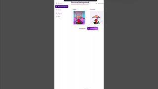 Ai website development for remove background