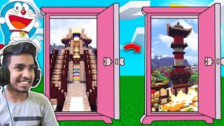 ANYWHERE DOOR IN TECHNO GAMERZ BASE MINECRAFT | @Techno Gamerz, @Mythpat | Minecraft