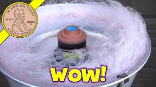 Making Cotton Candy With A Professional X-15AX Whirlwind Machine