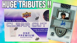 5 BOXES !! 2022-23 Upper Deck Clear Cut Hockey Box Opening !